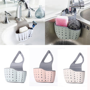 Sink Shelf Soap Sponge Drain Kitchen Organizer