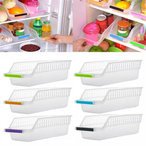 Pretty Kitchen Refrigerator Space Saver Wear-resistant Organizer