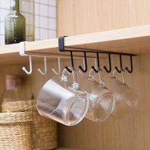 Load image into Gallery viewer, Home seamless kitchen storage rack nail-free hanging wrought iron wardrobe hook kitchen organizer