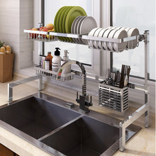 Load image into Gallery viewer, Stainless Steel Kitchen Dish Rack Plate