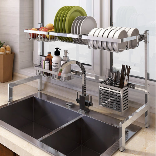 Stainless Steel Kitchen Dish Rack Plate