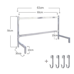 Stainless Steel Kitchen Dish Rack Plate